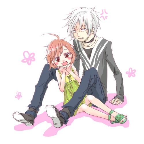 accelerator and last order (toaru majutsu no index and 1 more) drawn by akai_hito