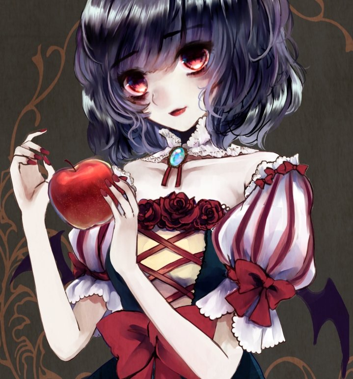 remilia scarlet and snow white (touhou and 1 more) drawn by ginzuki_ringo