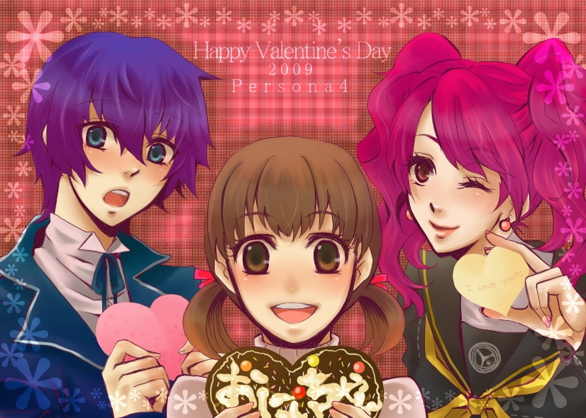 shirogane naoto, kujikawa rise, and doujima nanako (persona and 1 more)