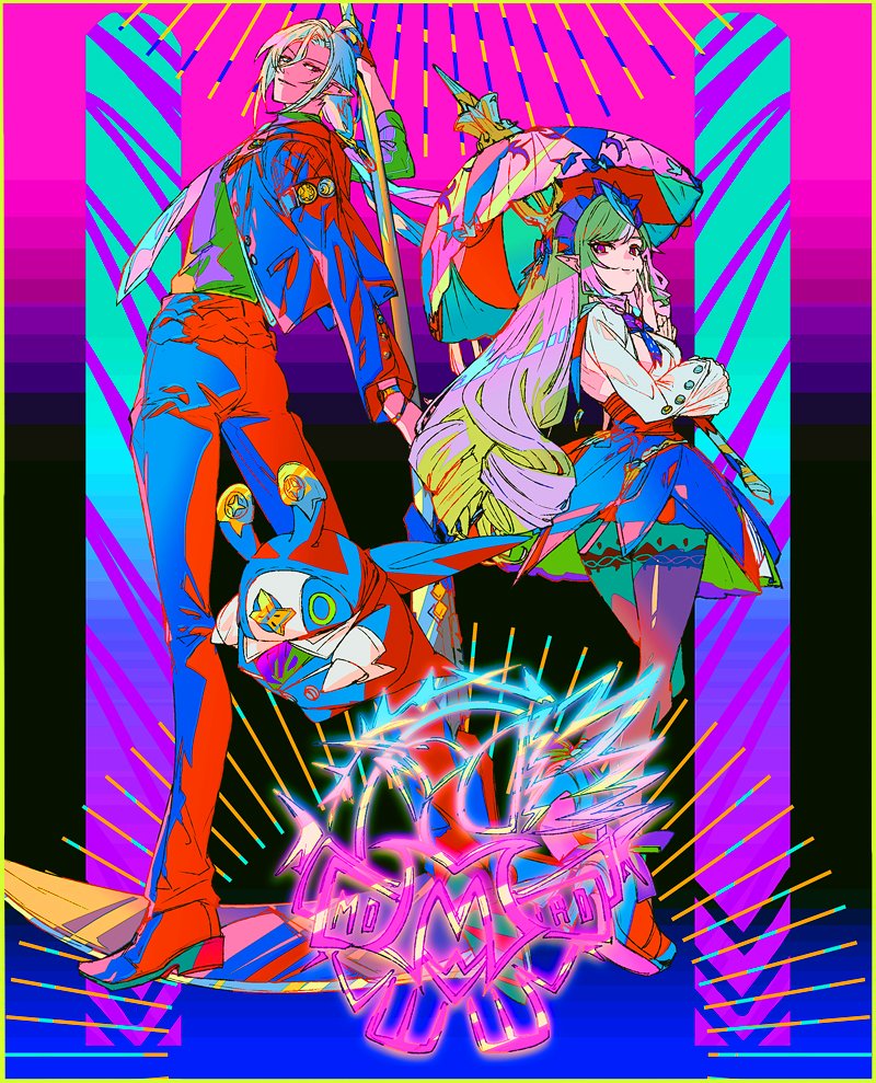 vivian banshee, hugo vlad, and robin (zenless zone zero) drawn by mizu_cx
