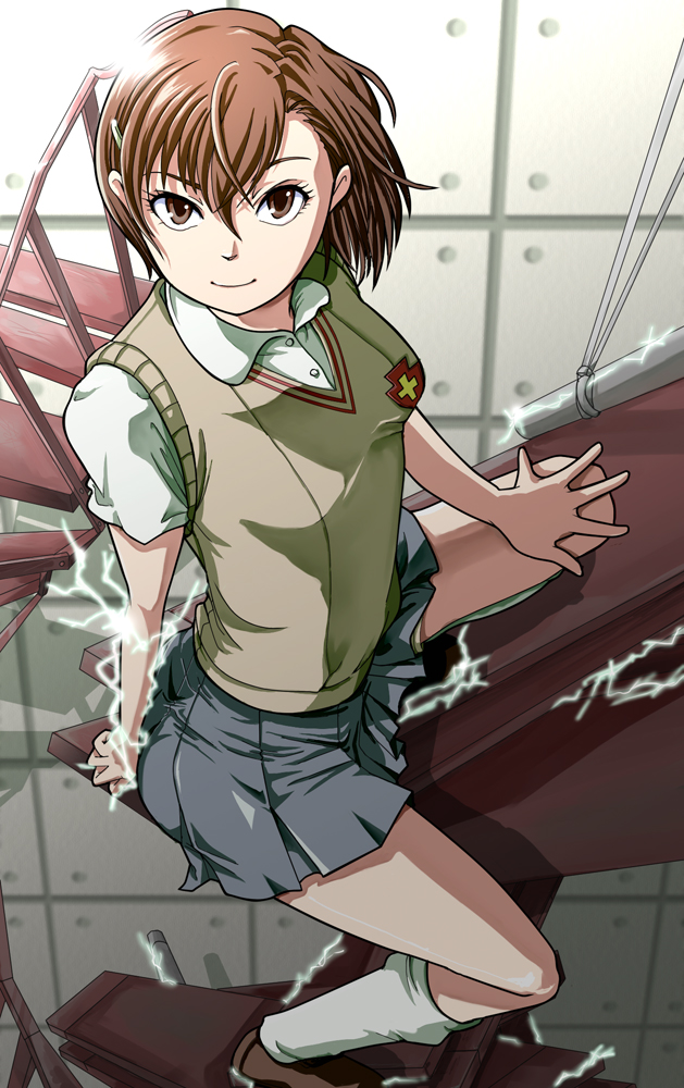misaka mikoto (toaru majutsu no index and 1 more) drawn by tokiwa_(mukoku)
