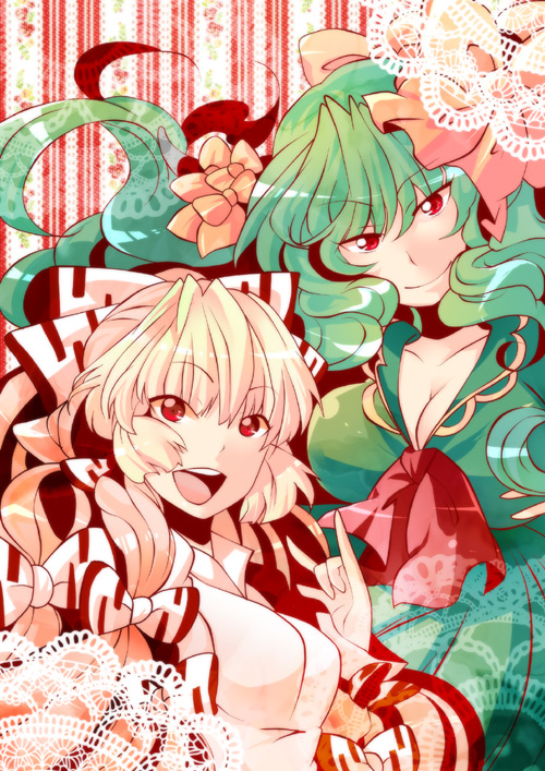 fujiwara no mokou, kamishirasawa keine, and ex-keine (touhou) drawn by akinari_(u1000)