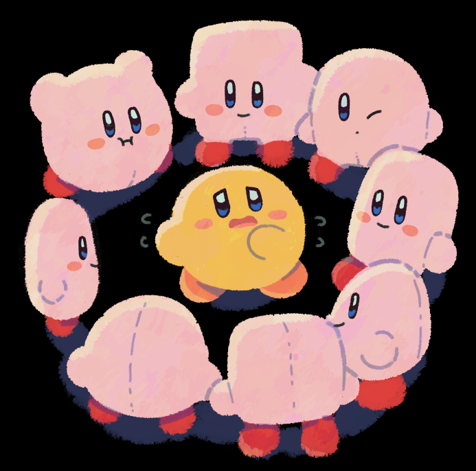 kirby (kirby and 1 more) drawn by ni_re
