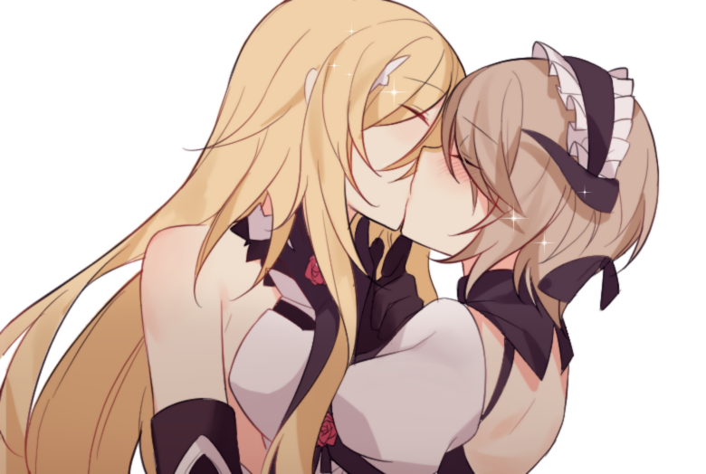 rita rossweisse and durandal (honkai and 1 more) drawn by lnnnnnnn