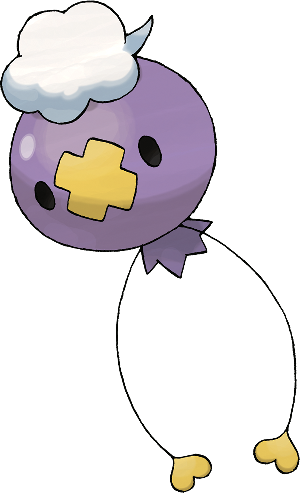 drifloon (pokemon and 1 more) drawn by sugimori_ken