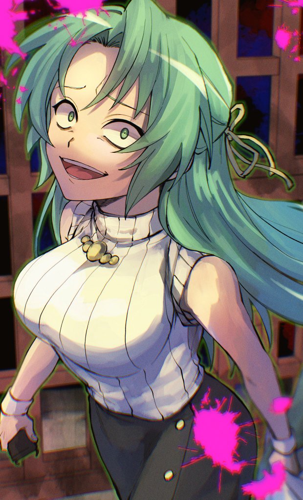 sonozaki shion (higurashi no naku koro ni) drawn by nishino_(fetv8484)