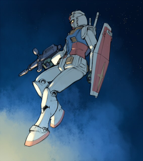 rx-78-2 gundam (gundam and 1 more) drawn by sano_toshihide