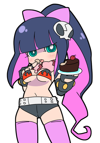 yoko littner and stocking (tengen toppa gurren lagann and 2 more) drawn by meiro_(yuu)