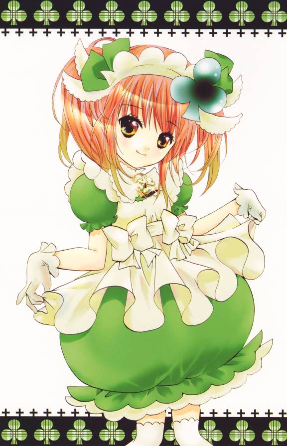hinamori amu and amulet clover (shugo chara!) drawn by peach-pit