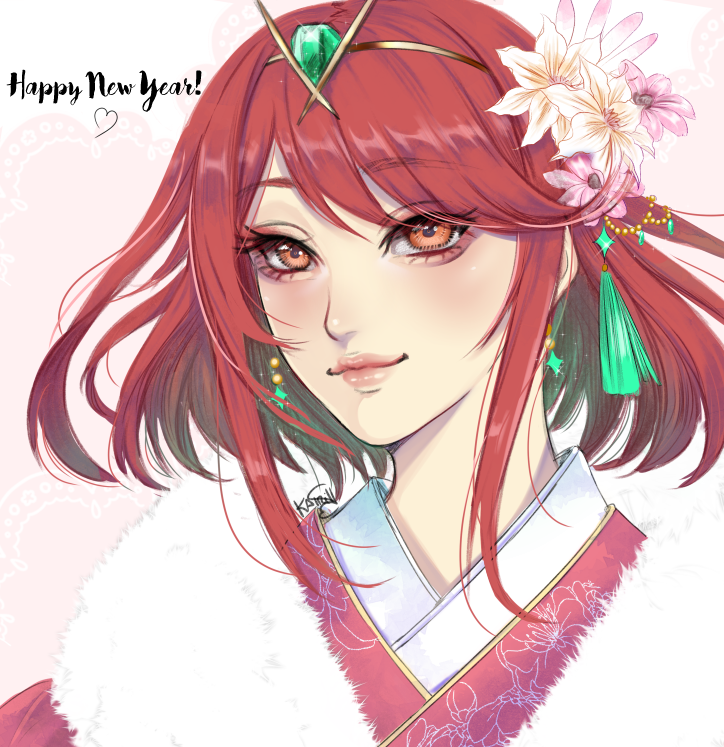 pyra (xenoblade chronicles and 1 more) drawn by kairiwhisper
