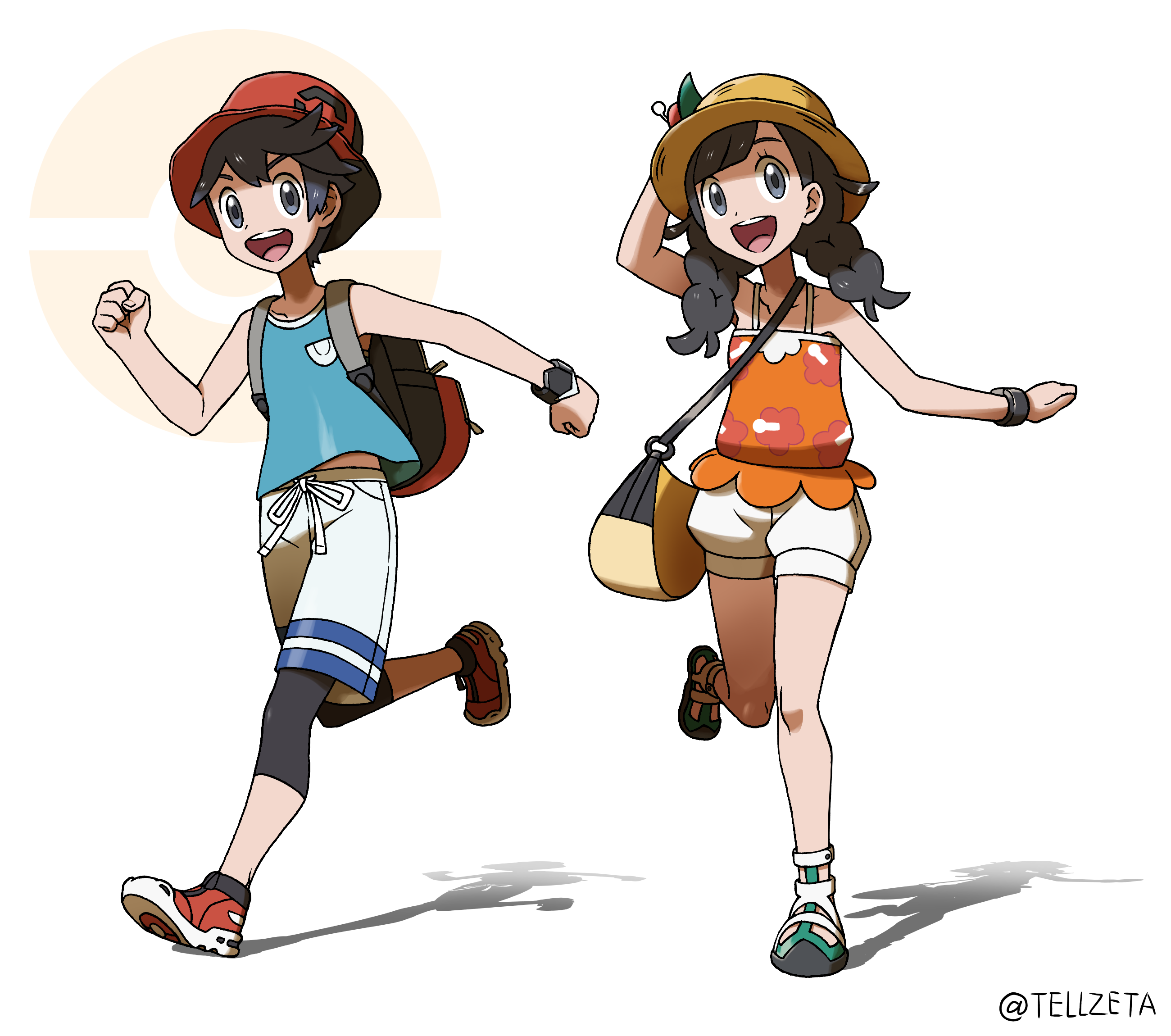 Selene And Elio Pokemon And 2 More Drawn By Teru Zeta Danbooru Selene And Elio Pokemon And 2 More Drawn By Teru Zeta Danbooru