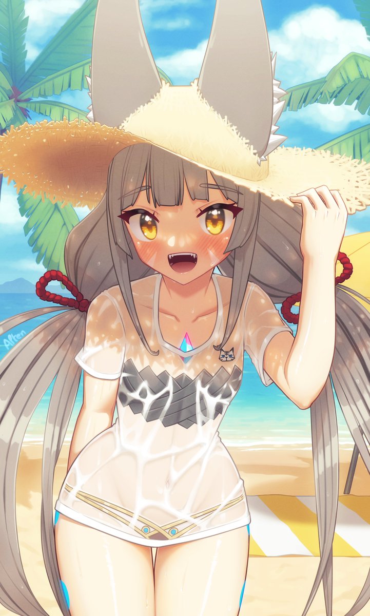 nia (xenoblade chronicles and 1 more) drawn by alten