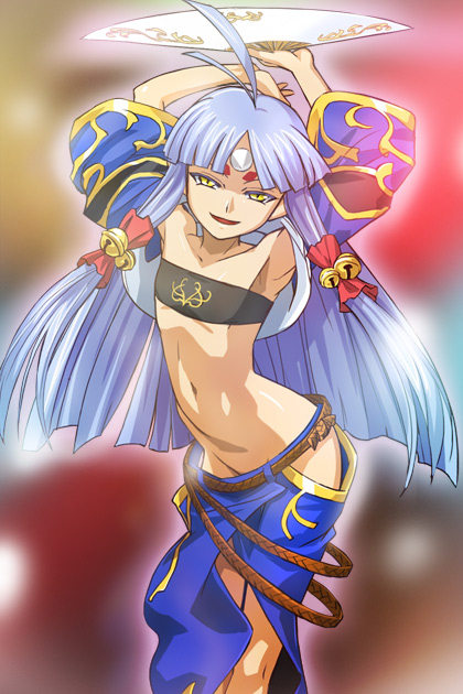 suzuka hime (super robot wars and 2 more) drawn by haruyama_kazunori
