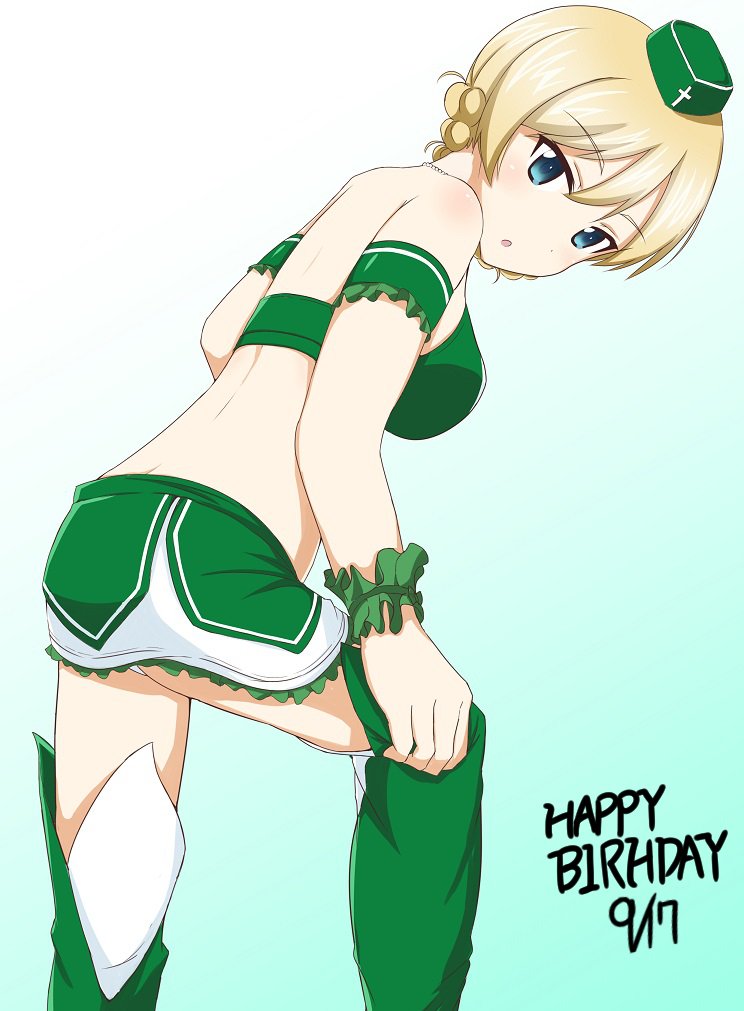 darjeeling (girls und panzer and 1 more) drawn by uraji_(vladimir1924121)