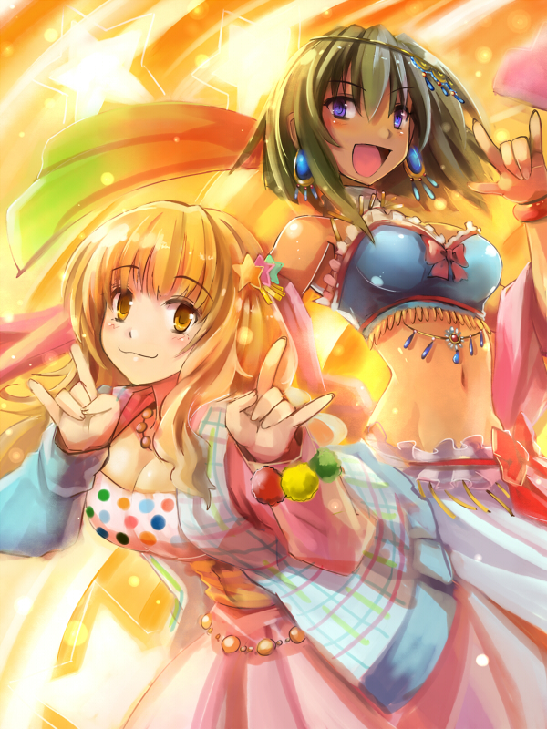 moroboshi kirari and natalia (idolmaster and 1 more) drawn by edobox