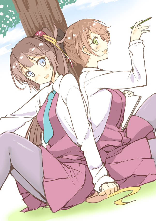 akigumo and kazagumo (kantai collection) drawn by kusano_(torisukerabasu)