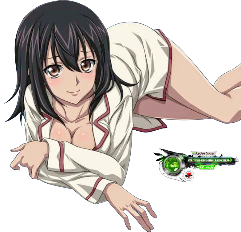 himeragi yukina (strike the blood) drawn by ors_anime_renders