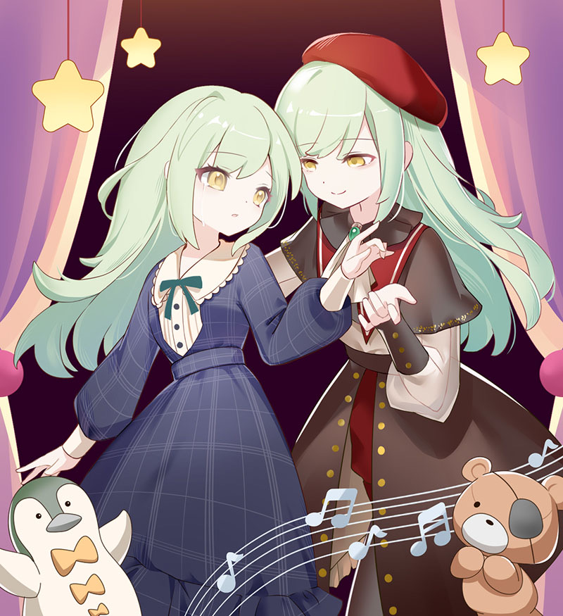 wakaba mutsumi and mortis (bang dream! and 1 more) drawn by culijiangguocha