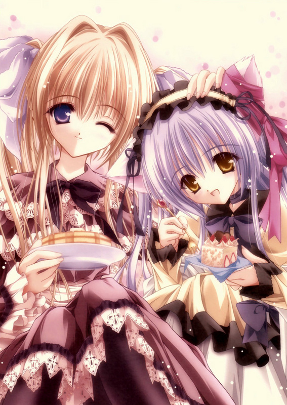 mina and karen (cafe little wish) drawn by tinker_bell_(pixiv_10956015)