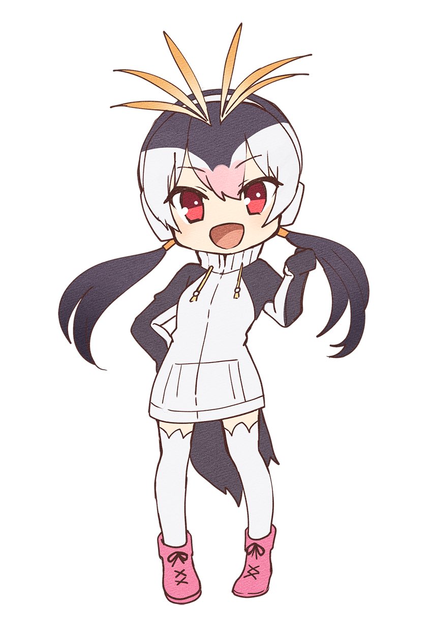 royal penguin (kemono friends and 1 more) drawn by tama_(songe)