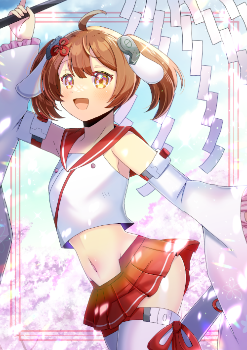 buster doll gunner (megami device) drawn by kou_hiyoyo