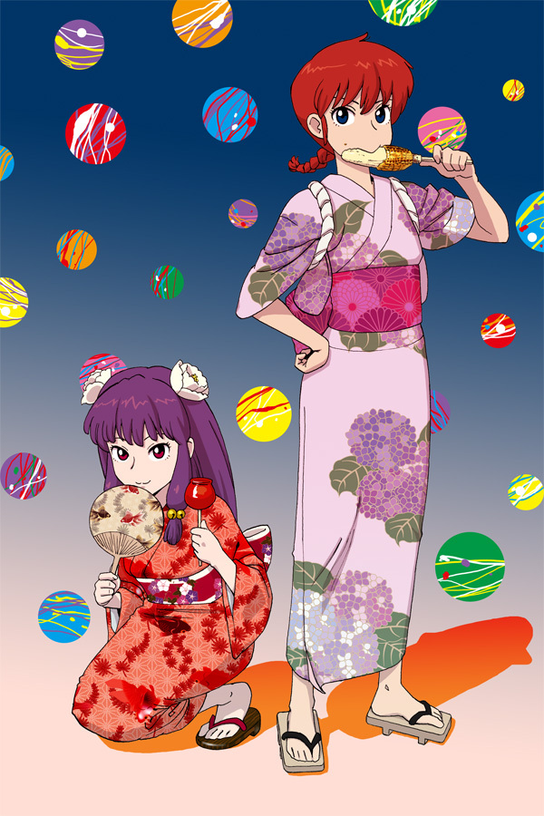 ranma-chan and shampoo (ranma 1/2) drawn by hac9