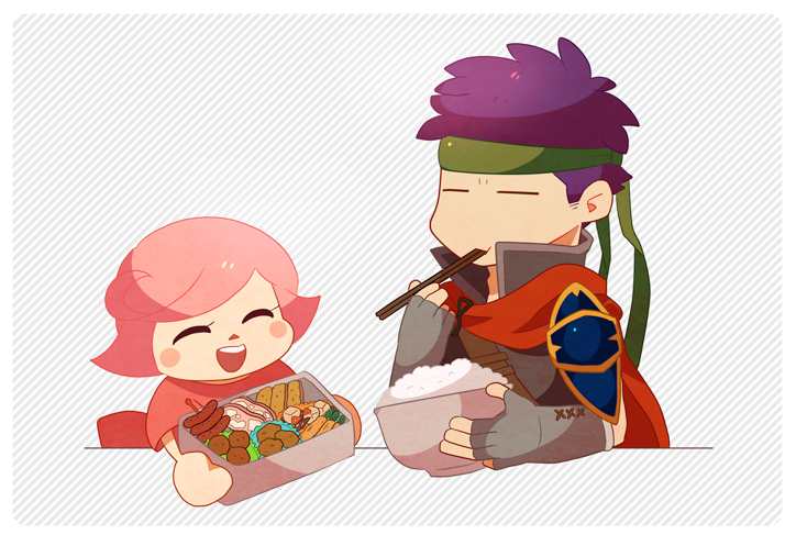 ike and villager (fire emblem and 3 more) drawn by bowsow