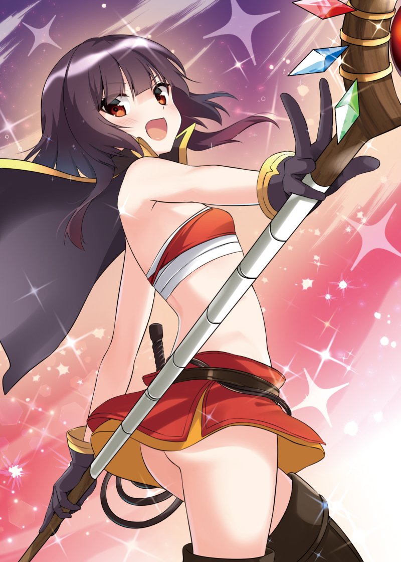 megumin (kono subarashii sekai ni shukufuku wo!) drawn by taromarun