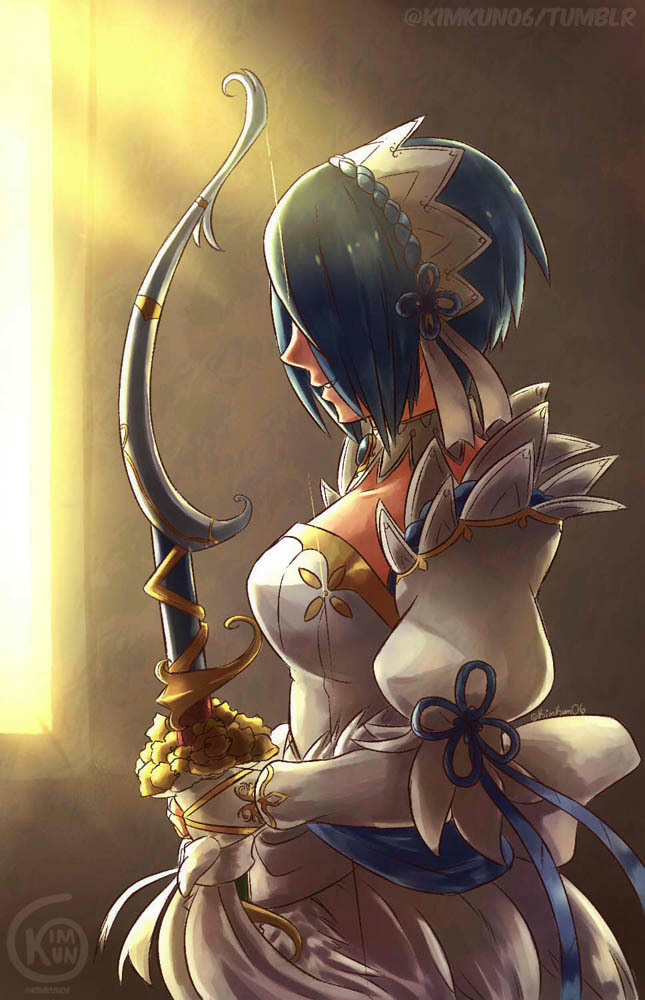 setsuna (fire emblem and 2 more) drawn by kiora06