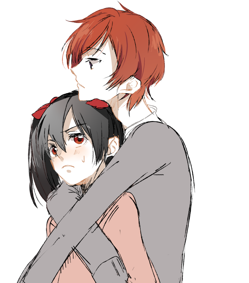 nishikino maki and yazawa nico (love live! and 1 more) drawn by sofy