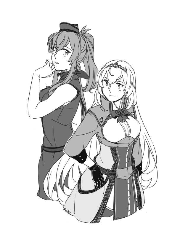saratoga and victorious (kantai collection) drawn by weidashming