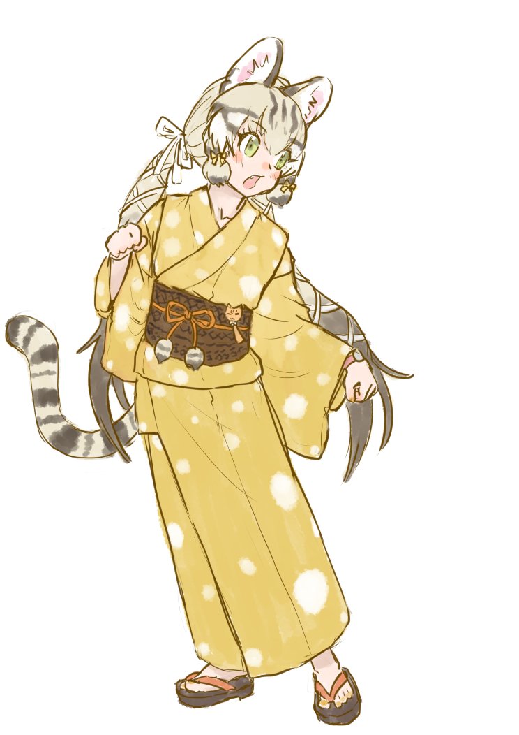 geoffroy's cat (kemono friends and 1 more) drawn by kishida_shiki