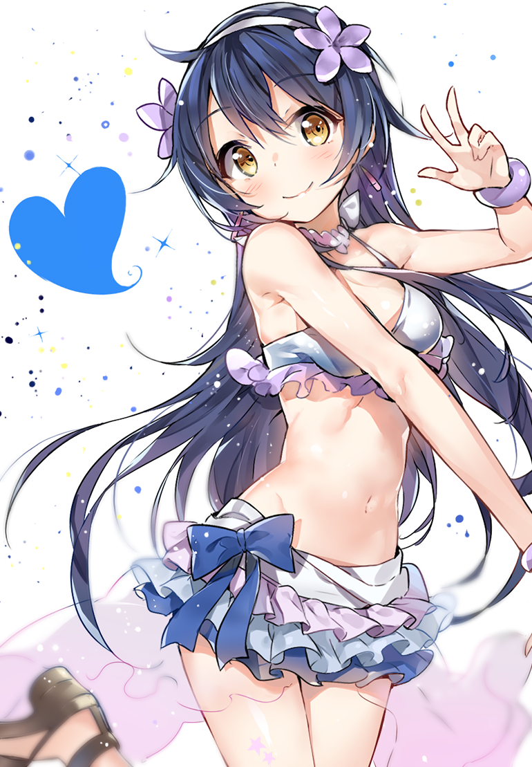 sonoda umi (love live! and 1 more) drawn by yuran