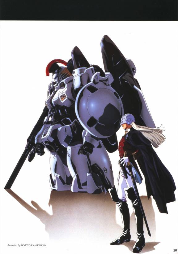 zechs merquise and tallgeese (gundam and 1 more) drawn by nishimura_nobuyoshi