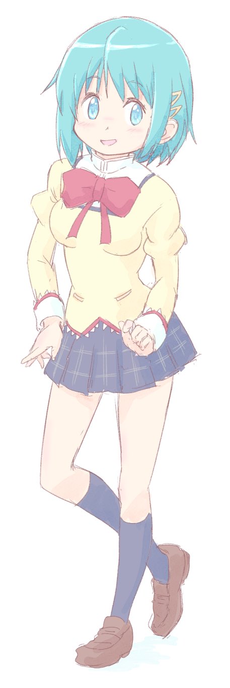 miki sayaka (mahou shoujo madoka magica) drawn by zashikiori