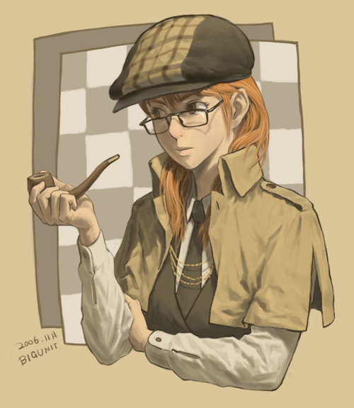 sherlock holmes (the adventures of sherlock holmes) drawn by bigunit