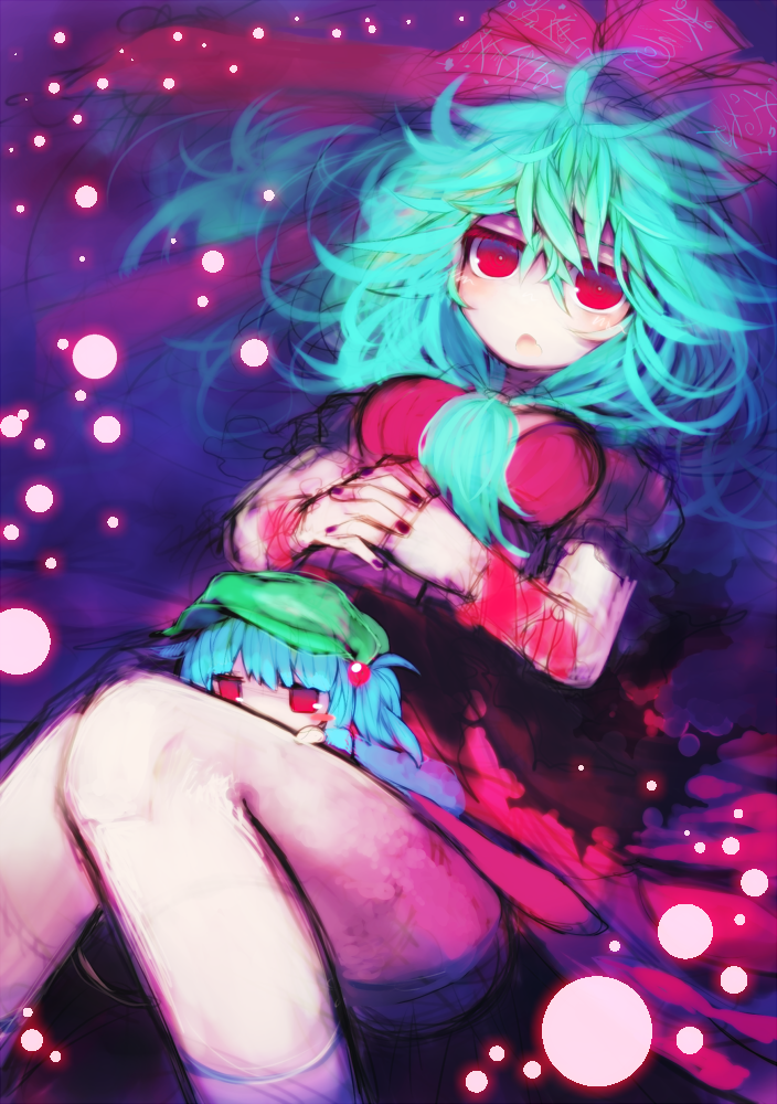 kawashiro nitori and kagiyama hina (touhou) drawn by htm_(gixig)