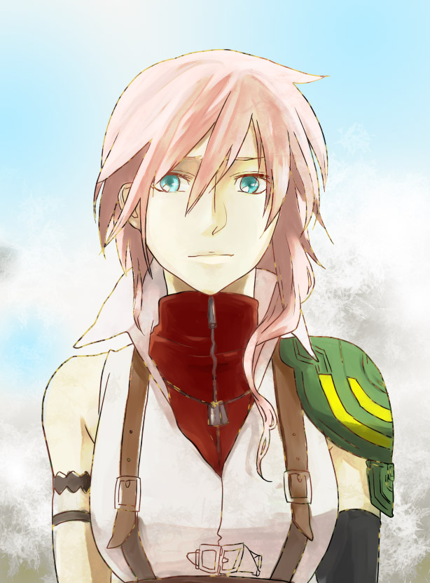 lightning farron (final fantasy and 1 more) drawn by kuratsue