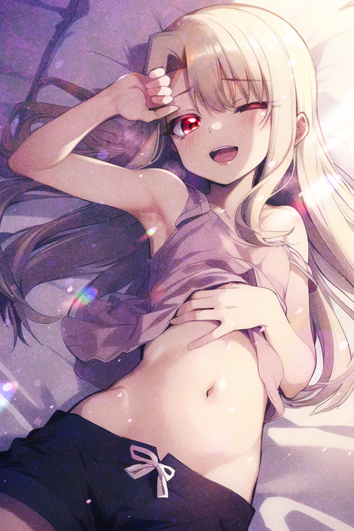 illyasviel von einzbern (fate and 2 more) drawn by hanagata_kai