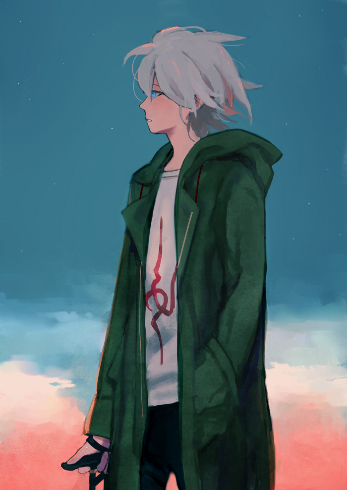 komaeda nagito (danganronpa and 1 more) drawn by clam-yunyu