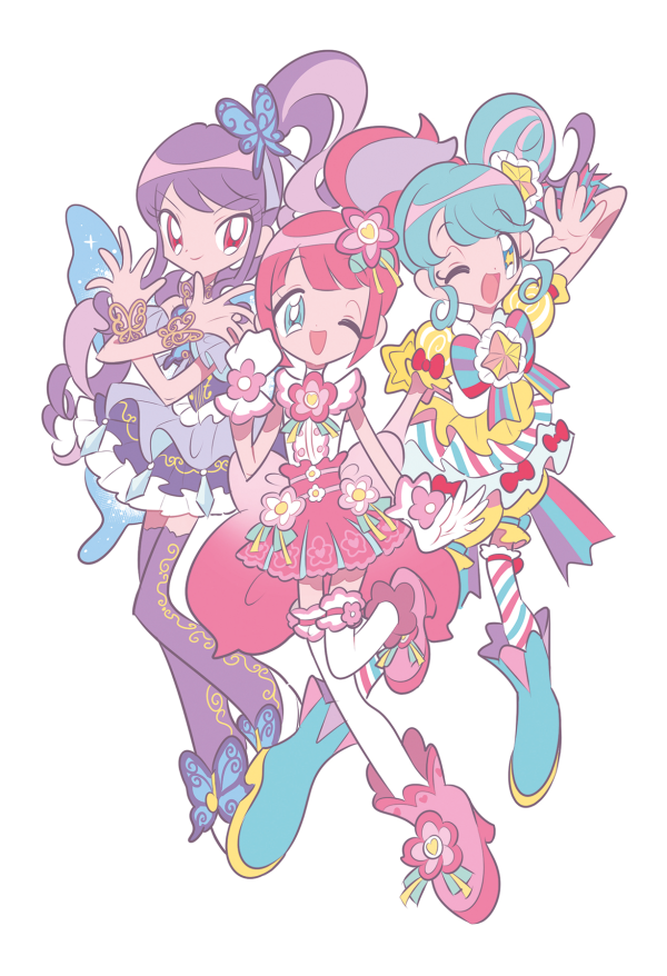 pinon, kanon, and junon (pretty series and 1 more) drawn by invaderdarling