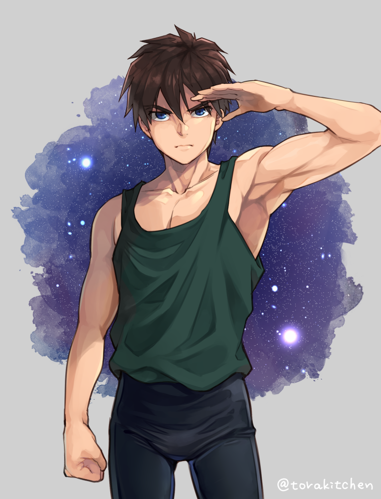 heero yuy (gundam and 1 more) drawn by torakichi_(ebitendon)