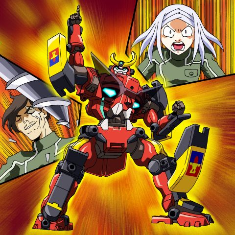 soma peries and sergei smirnov (gundam and 2 more) drawn by paranopoda
