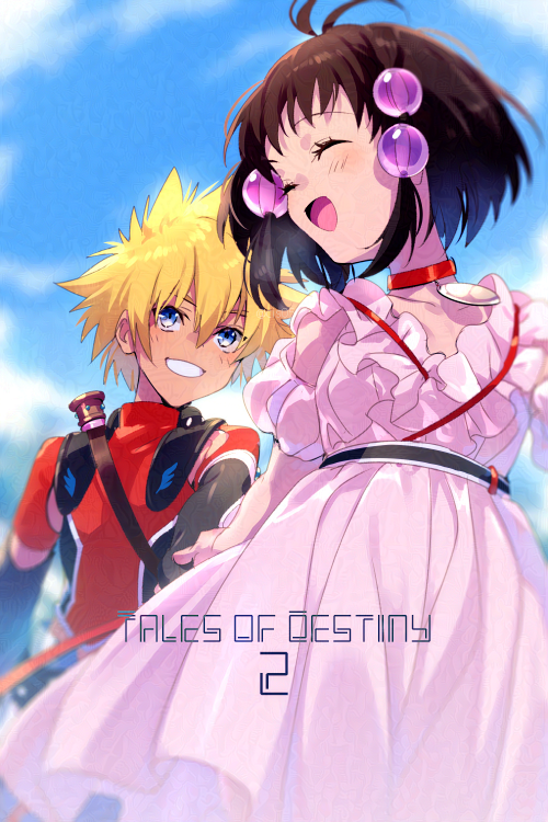 reala and kyle dunamis (tales of and 2 more) drawn by echo_(circa)