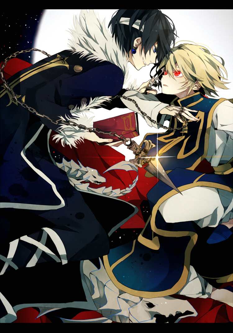 kurapika and chrollo lucilfer (hunter x hunter) drawn by satsuki_(miicat)