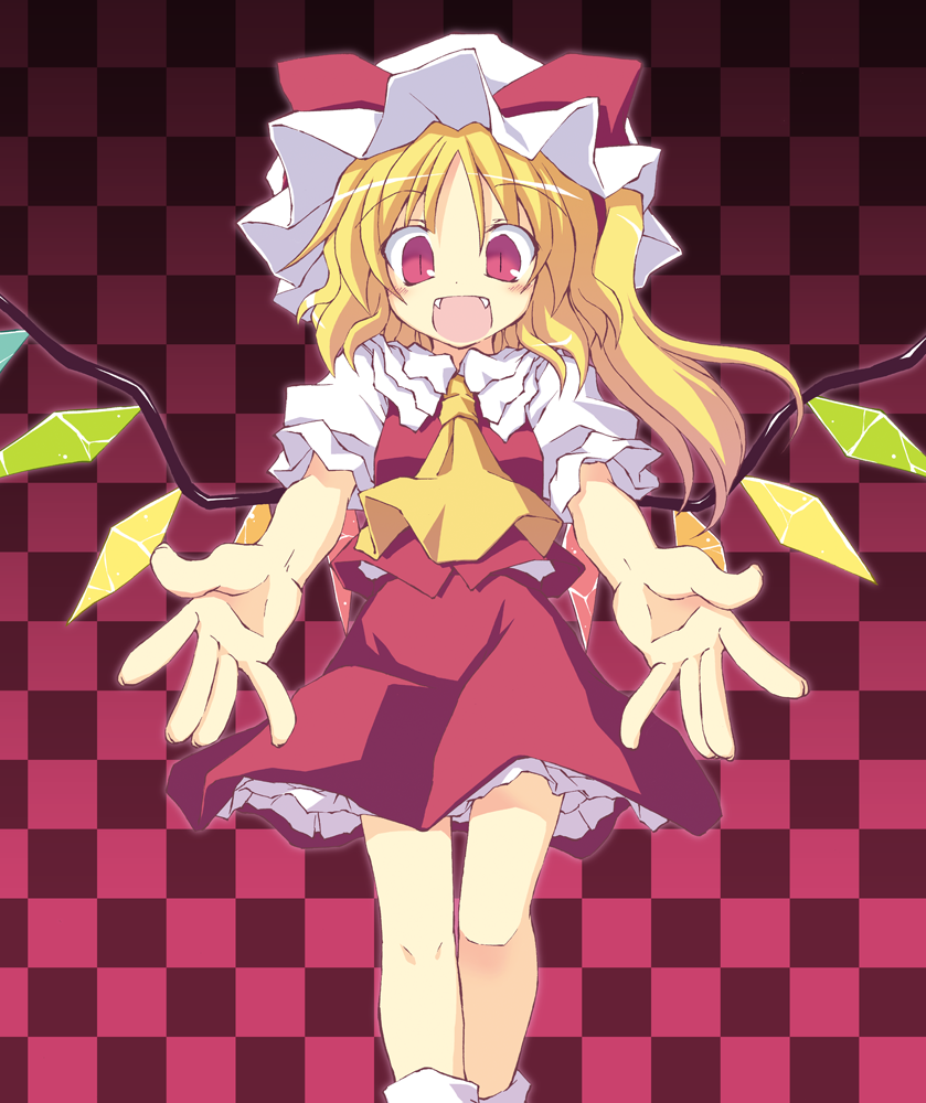 flandre scarlet (touhou) drawn by satou_kibi