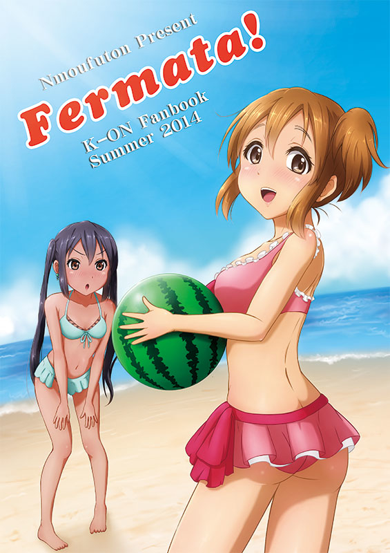 nakano azusa and hirasawa yui (k-on!) drawn by ckst
