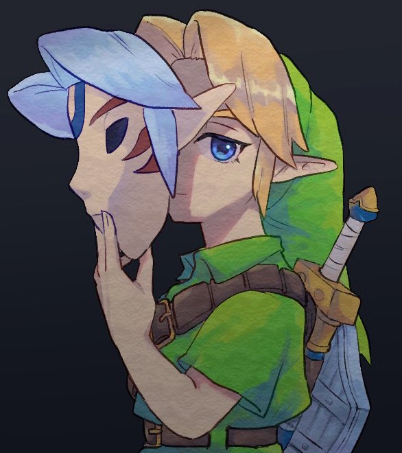 link, young link, and fierce deity (the legend of zelda and 1 more) drawn by yamori_(yamoooon21)