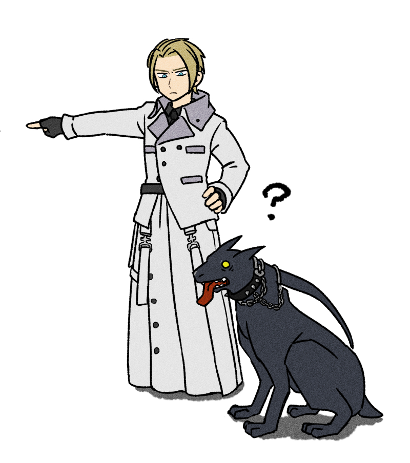 rufus shinra and dark nation (final fantasy and 2 more) drawn by s_m_man