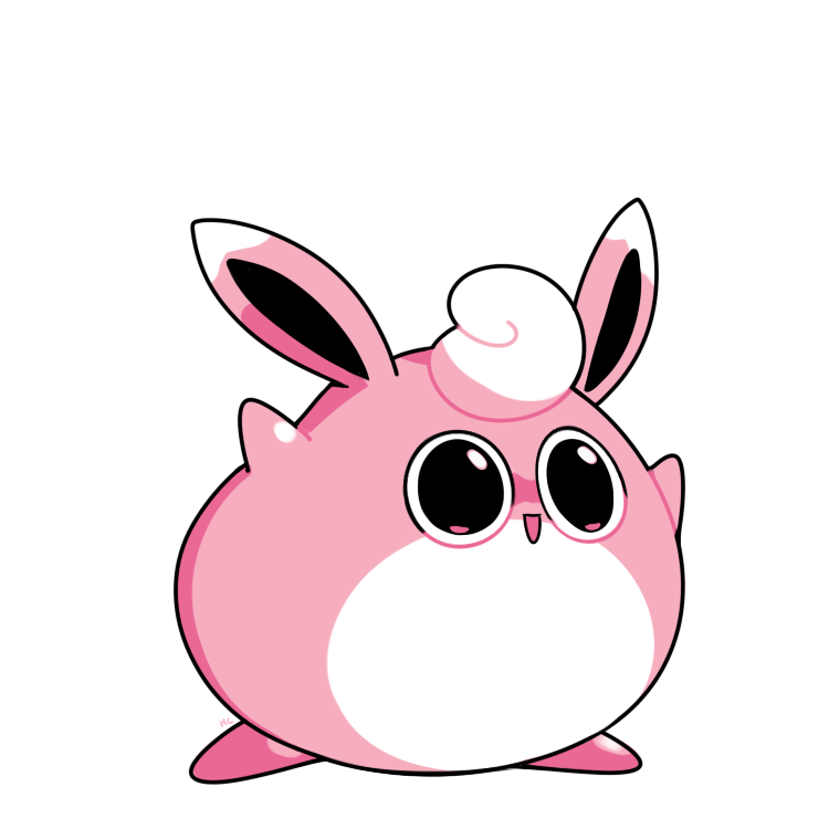 wigglytuff (pokemon and 1 more) drawn by rumwik